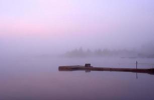 morgondimma sjö