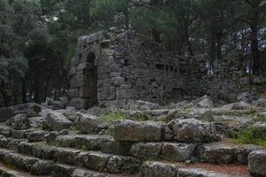 phaselis ruiner i Turkiet foto