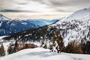 madonna di campiglio skidort, italienska Alperna, Italien foto