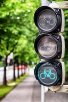 trafikljus för cyklar