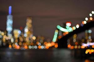 New York City på natten foto