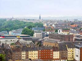 hdr utsikt över staden edinburgh foto