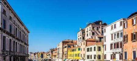 hdr utsikt över staden Venedig foto