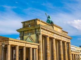 hdr brandenburger tor berlin foto