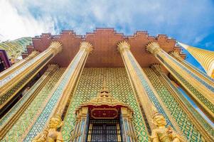 wat phra kaew i bangkok - templet för smaragd buddha foto