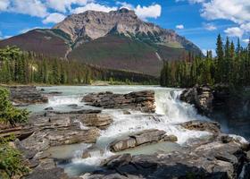 atabascafallen, jaspis nationalpark, alberta, kanada foto