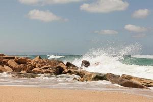 apollonia beach nära tel aviv foto