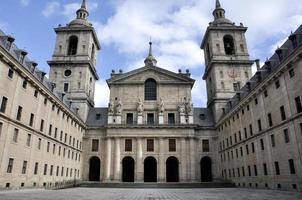kungliga klostret san lorenzo de el escorial, madrid (spanien) foto