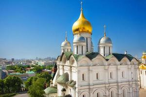 kupolvy av patriarkens palats, Moskva kreml foto