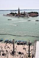 en flygfoto över Venedig i Italien foto