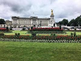 london i Storbritannien 2020. utsikt över buckingham palace foto