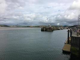 utsikt över Padstows hamn i Cornwall foto