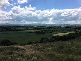 utsikt över shropshires landsbygd från lyth hill nära shrewsbury foto