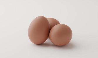 råa färska kycklingägg. gårdsprodukter, naturliga ägg. närbild makro foto