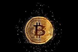 bitcoin spricker foto