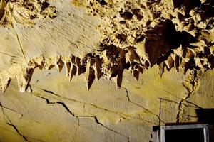 en grotta belägen vid belum, kurnool ap i Indien foto