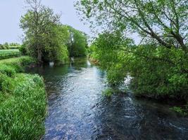 flodskrov vid wansford bridge, east yorkshire, england foto