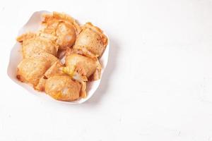 kanom krok, typ av thailändsk sötsak. mest populära gatumat i thailand foto