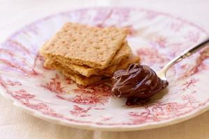 choklad spridd med graham crackers