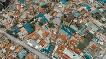 Flygfoto över industriområdet i dar es salaam foto