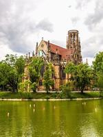 hdr johanneskirche kyrka, stuttgart foto