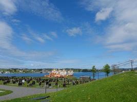 staden haugesund i norge foto