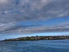 shetlandsöarna med staden lerwick i Skottland foto