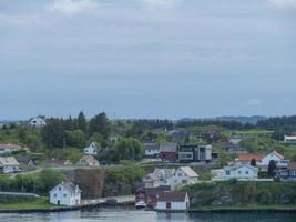 haugesund city i norge foto