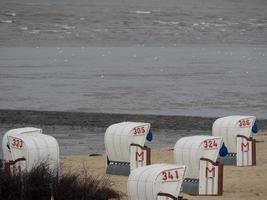 staden cuxhaven vid Nordsjön i Tyskland foto