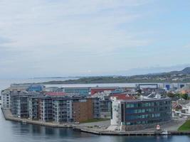 haugesund city i norge foto