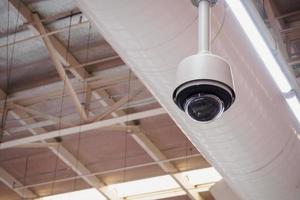 CCTV-kamera i snabbköpet foto
