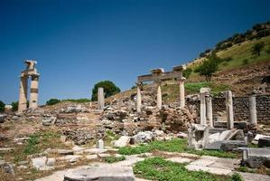 romerska ruiner i Efesos, izmir Turkiet foto