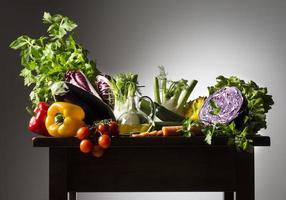 stilleben med grönsaker