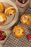 muffins med tranbär