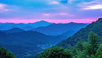 vacker natur i Maggie Valley North Carolina foto