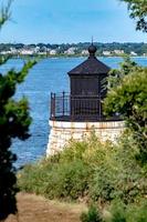 castle hill fyr i newport rhode island foto