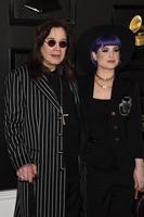 los angeles 26 jan - ozzy osbourne, kelly osbourne vid 62:a grammy awards på Staples Center den 26 januari 2020 i los angeles, ca. foto