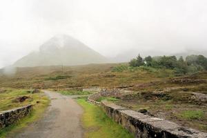 utsikt över landsbygden på ön skye i Skottland foto