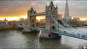 utsikt över tower bridge i london foto