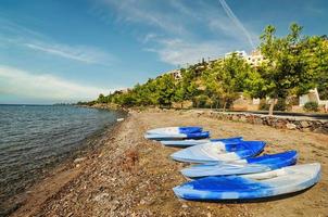 byn marathonas på ön Aegina, Grekland foto