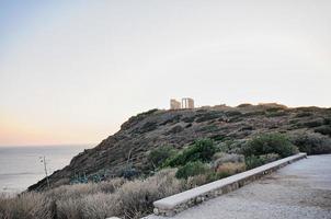 Temple of Poseidon i Grekland, Sounion foto