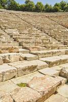 forntida epidaurus teater, Peloponnesos, Grekland foto