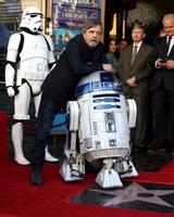 los angeles 8 mars - Mark Hamill vid Mark Hamill stjärnceremonin på Hollywood Walk of Fame den 8 mars 2018 i Los Angeles, ca. foto