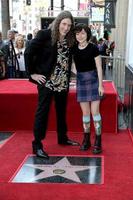 los angeles 27 aug - konstiga al yankovic, nina yankovic vid den konstiga al yankovic stjärnceremonin på Hollywood walk of fame den 27 augusti 2018 i los angeles, ca. foto