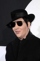 los angeles 17 oktober - marilyn manson på halloweenpremiären på tcl chinese theatre imax den 17 oktober 2018 i los angeles, ca foto