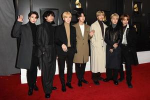 los angeles jan 26 - bts vid 62:a grammy awards på Staples Center den 26 januari 2020 i los angeles, ca foto