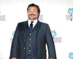 palm springs - 3 januari jack black at the psiff the polka king visning på camelot teater den 3 januari 2018 i palm springs, ca. foto