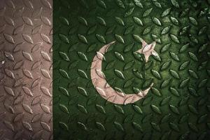 pakistan flagga metall textur statistik foto