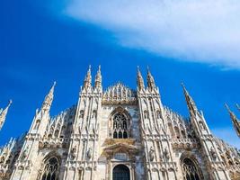 hdr duomo di milano katedralen i milano foto