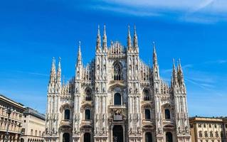 hdr duomo di milano katedralen i milano foto